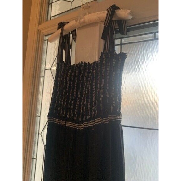 ALI & JAY  By Anthropology Cottage Core Smocked Bodice Jumpsuit SZ S Whimsy Goth - Picture 10 of 16